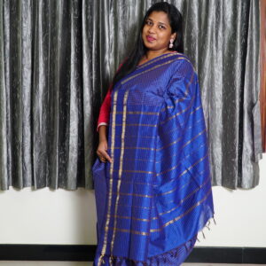 Arani R.Blue Saree