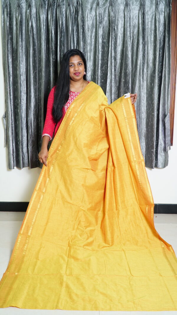 Arani Yellow Saree - Image 2