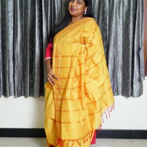 Arani Yellow Saree