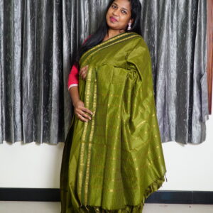 Arani Passi Green Saree