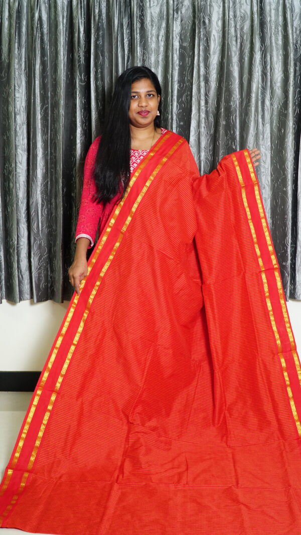 Arani Red Saree - Image 2