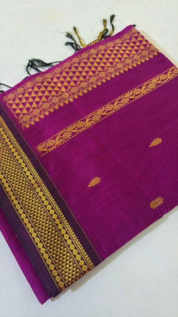 Kalyani cotton Pink saree