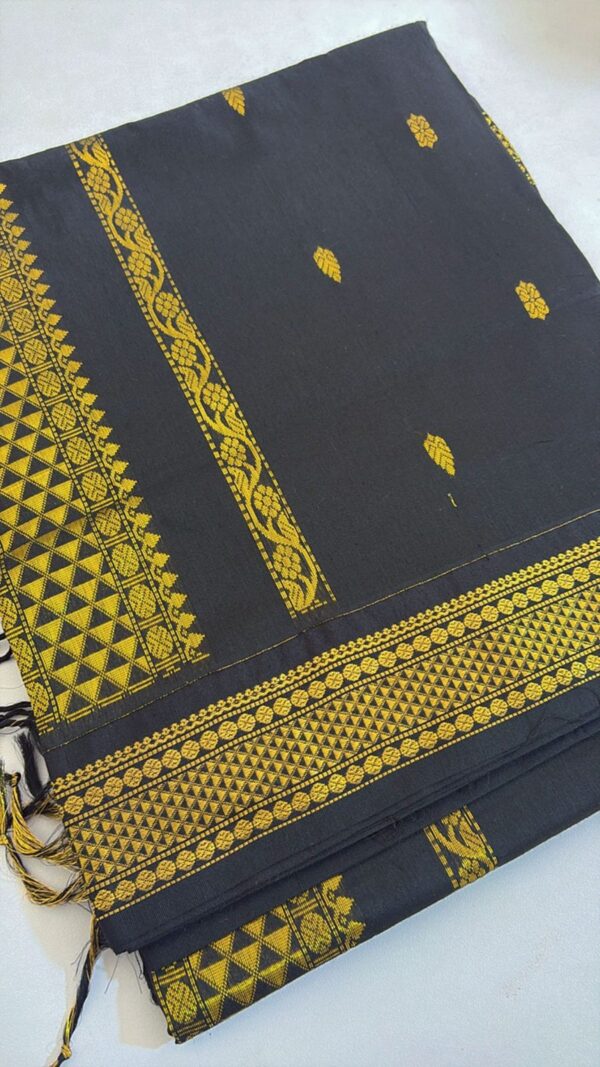Kalyani cotton Black saree
