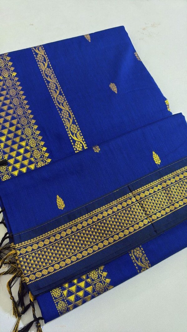 Kalyani cotton Blue saree