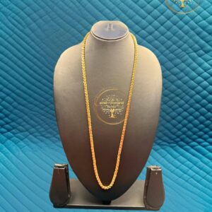 Dual-Tone Finish Long Neck Chain