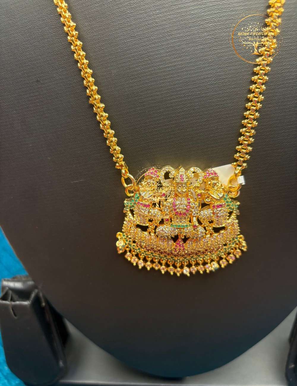 Temple Pendant Long Neck Chain - Image 2