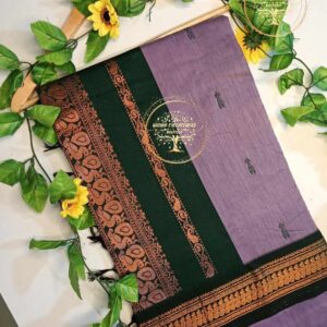 Mohini – Lavender Kalyani Cotton Saree