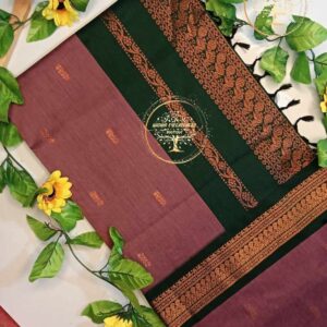 Poorani– Mauve Purple Kalyani Cotton Saree