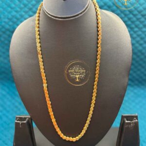 Radiant Plain Imitation Chain – 24 Inches