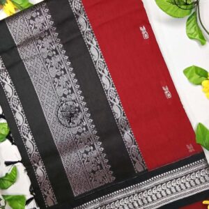 Charvi-Maroon Kalyani Cotton Saree