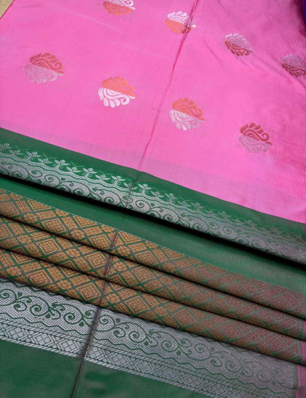 Eshitha-Raga Soft Silk Saree - Image 3