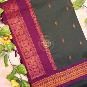Gauri-Teal Green Kalyani Cotton Saree