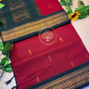 Selvi - Maroon Kalyani Cotton Saree