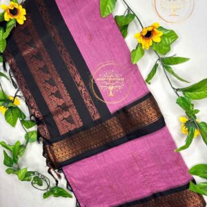 Lakya – Rose Pink Kalyani Cotton Saree