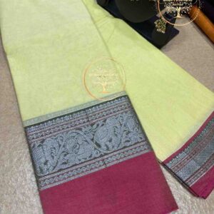 Vaishali-Pista Green Narayanpet Cotton Saree
