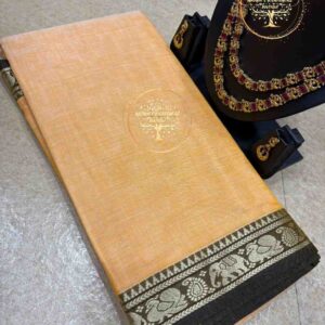 Kamini-Mustard Yellow Narayanpet Cotton Saree