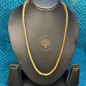 Elegant Plain Imitation Chain – 24 Inches